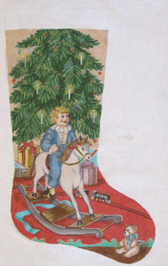 Andrew & Santa Christmas Stocking