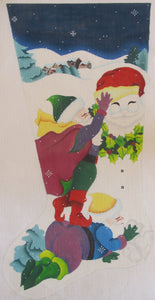 Santa Elf Stocking