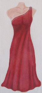 Red Grecian Gown