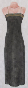 Black Jewelled Slip Gown