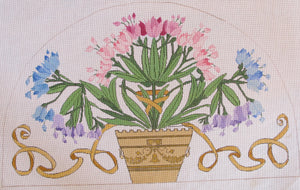 Tulips entry rug