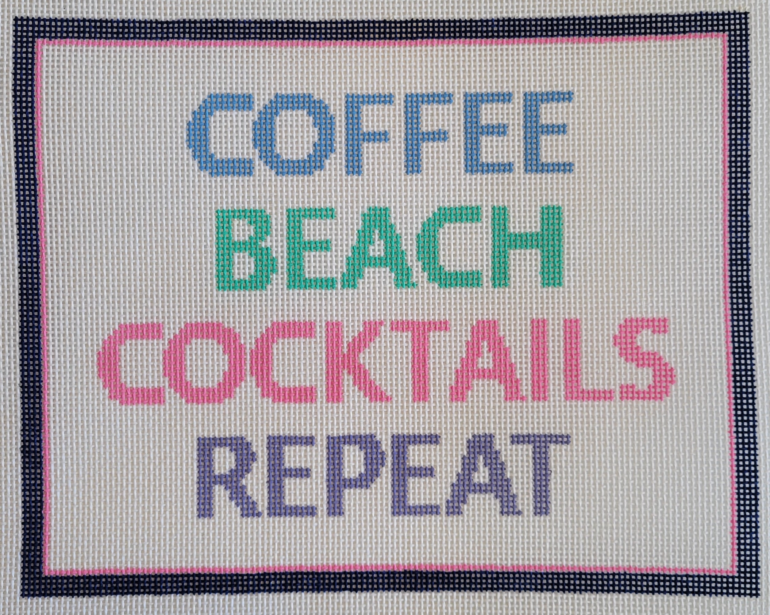 Coffee, Beach, Cocktails, Repeat 18ct