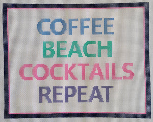 Coffee, Beach, Cocktails, Repeat 13ct